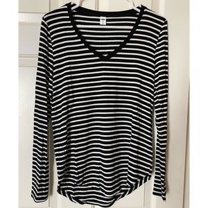Old Navy Lux Long-sleeved striped tee